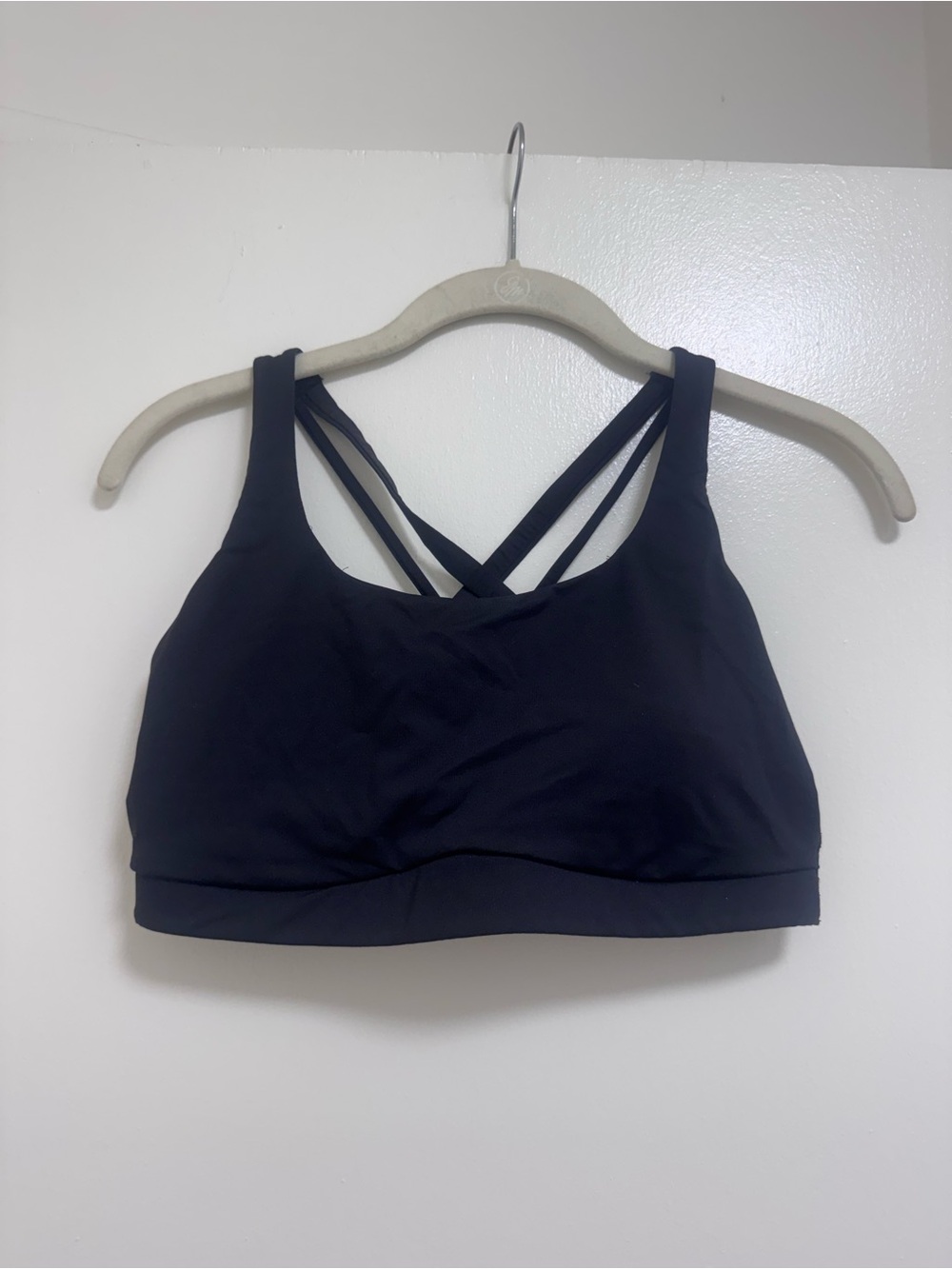 lululemon athletica Black Strappy Crossback Sports Bra